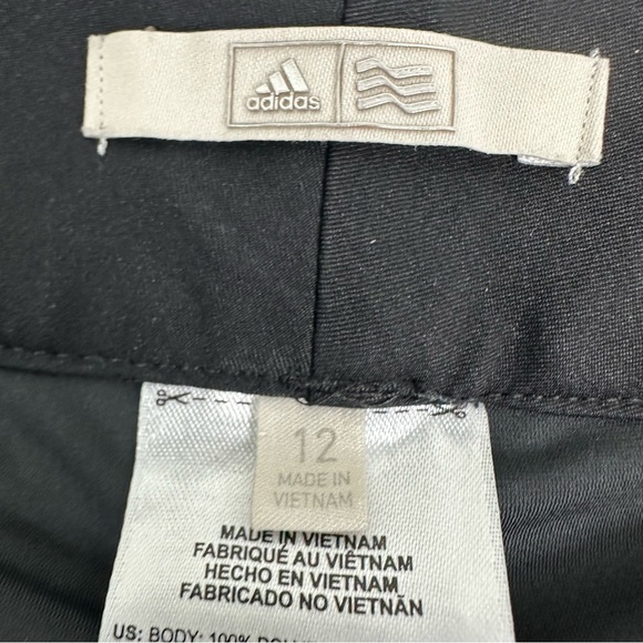 Adidas Women’s size 12 Essential Three Stripe Black Skort - Picture 7 of 16